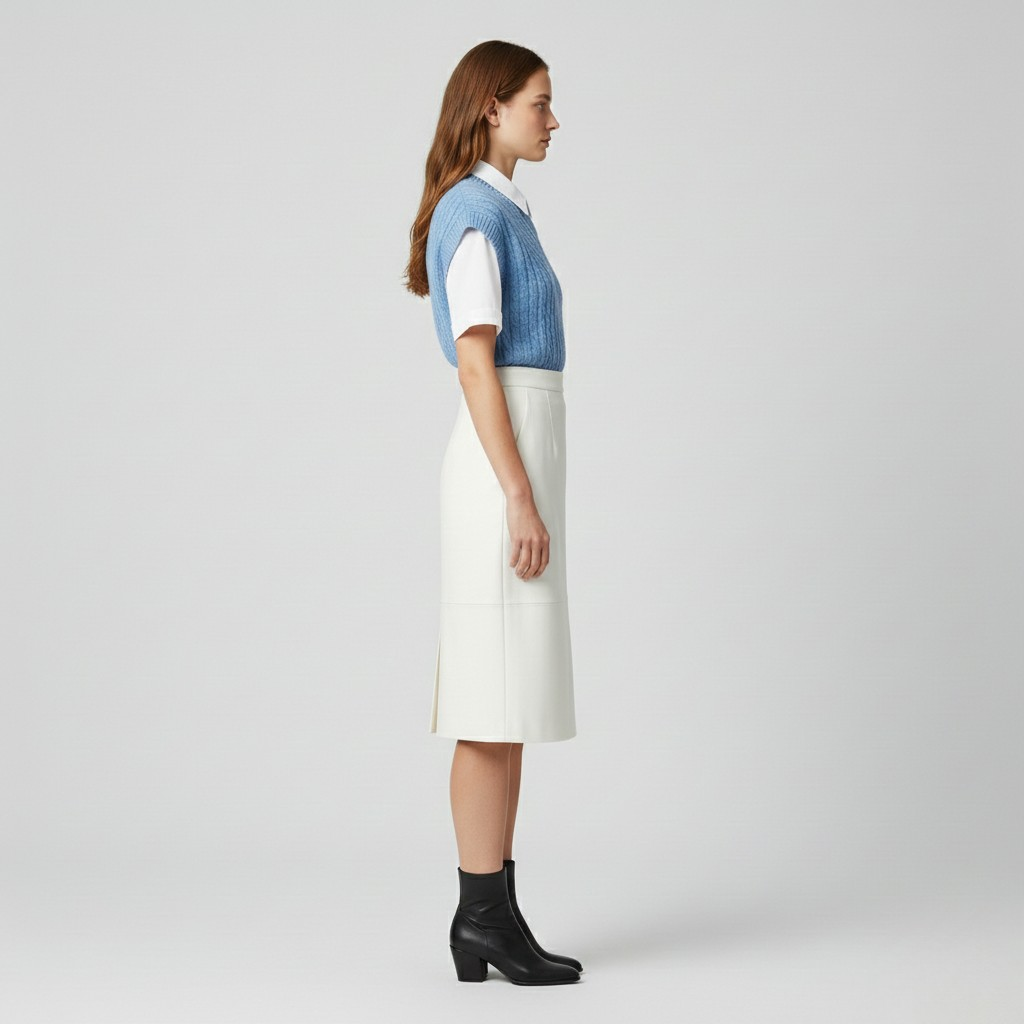 Women's Cable-Knit Sleeveless Sweater Vest