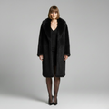 Women's Faux Fur Longline Coat