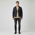Men's Suede Moto Jacket