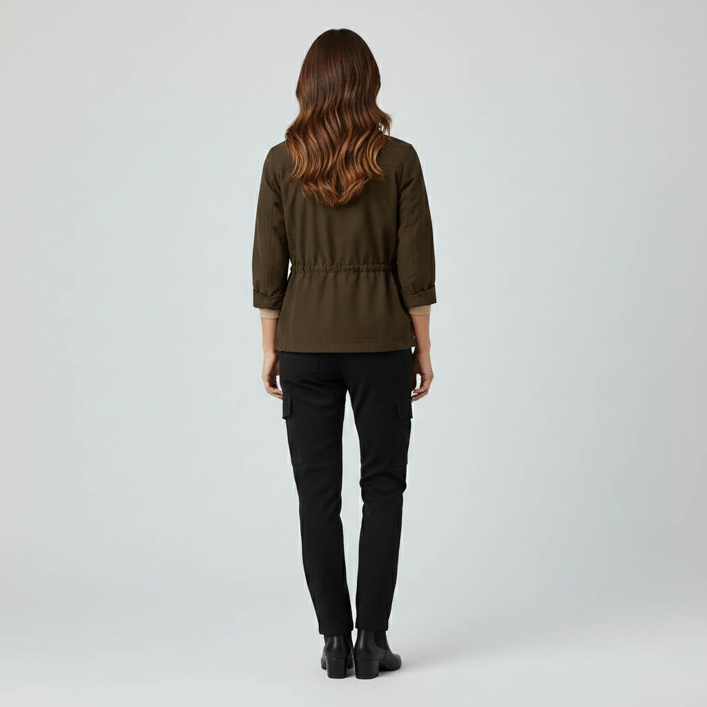 Women's Utility Drawstring Field Jacket