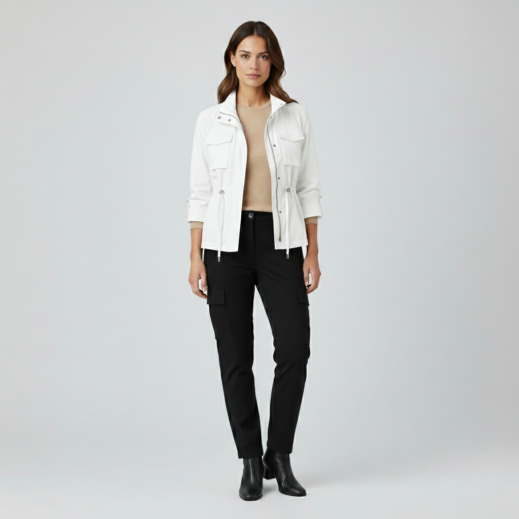 Women's Utility Drawstring Field Jacket