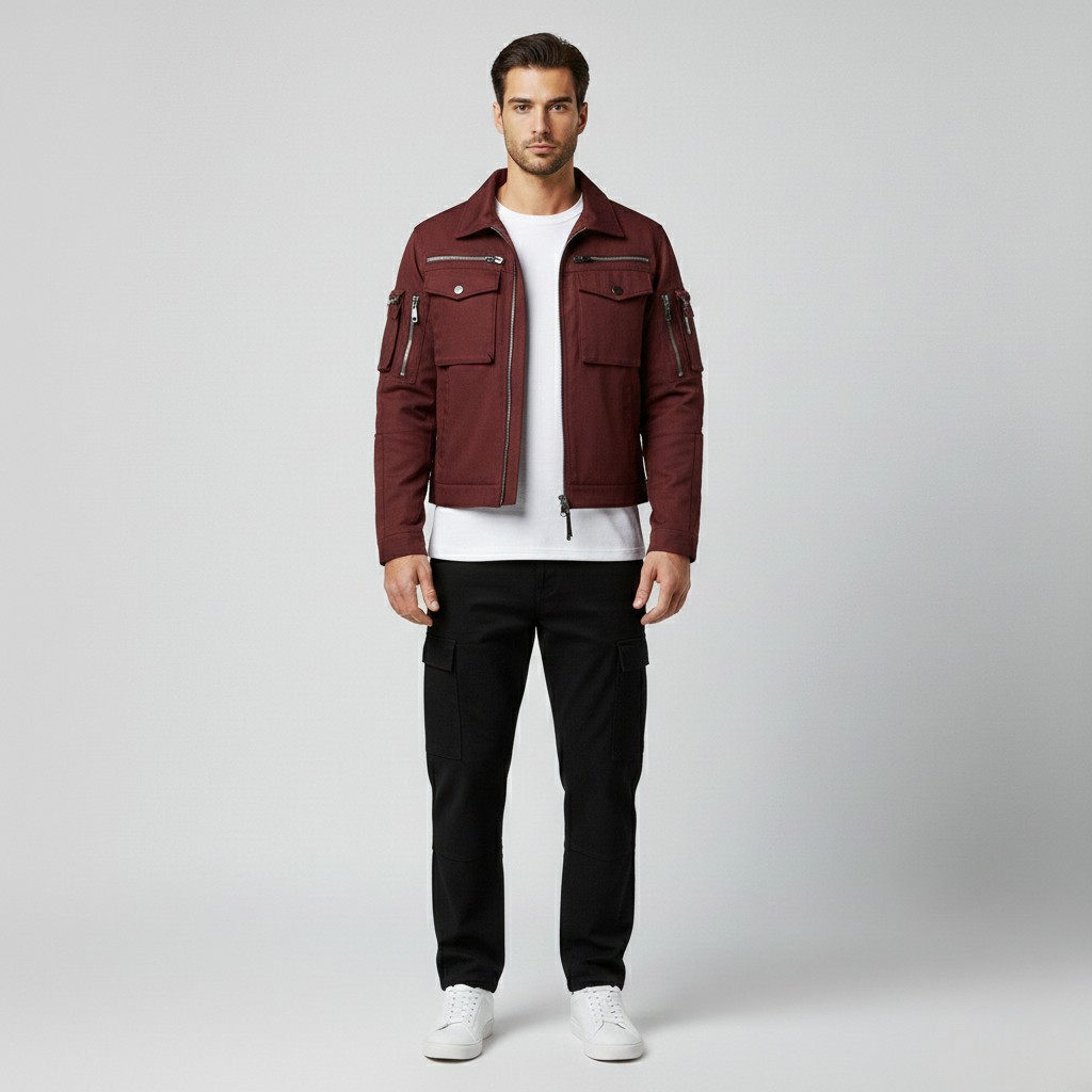 Men's Utility Zip Field Jacket