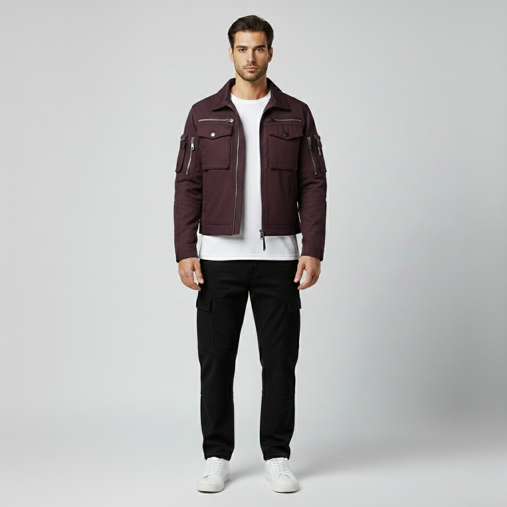 Men's Utility Zip Field Jacket