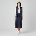Women's Lightweight Quilted Puffer Zip Vest