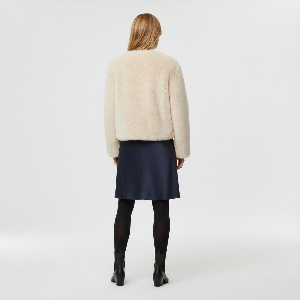 Women's Faux Fur Cropped