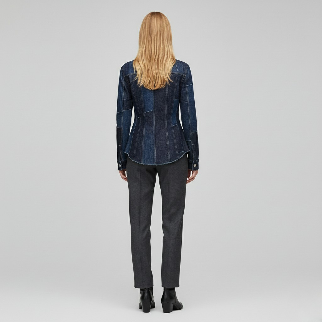 Women's Sculpted Panel Denim Jacket